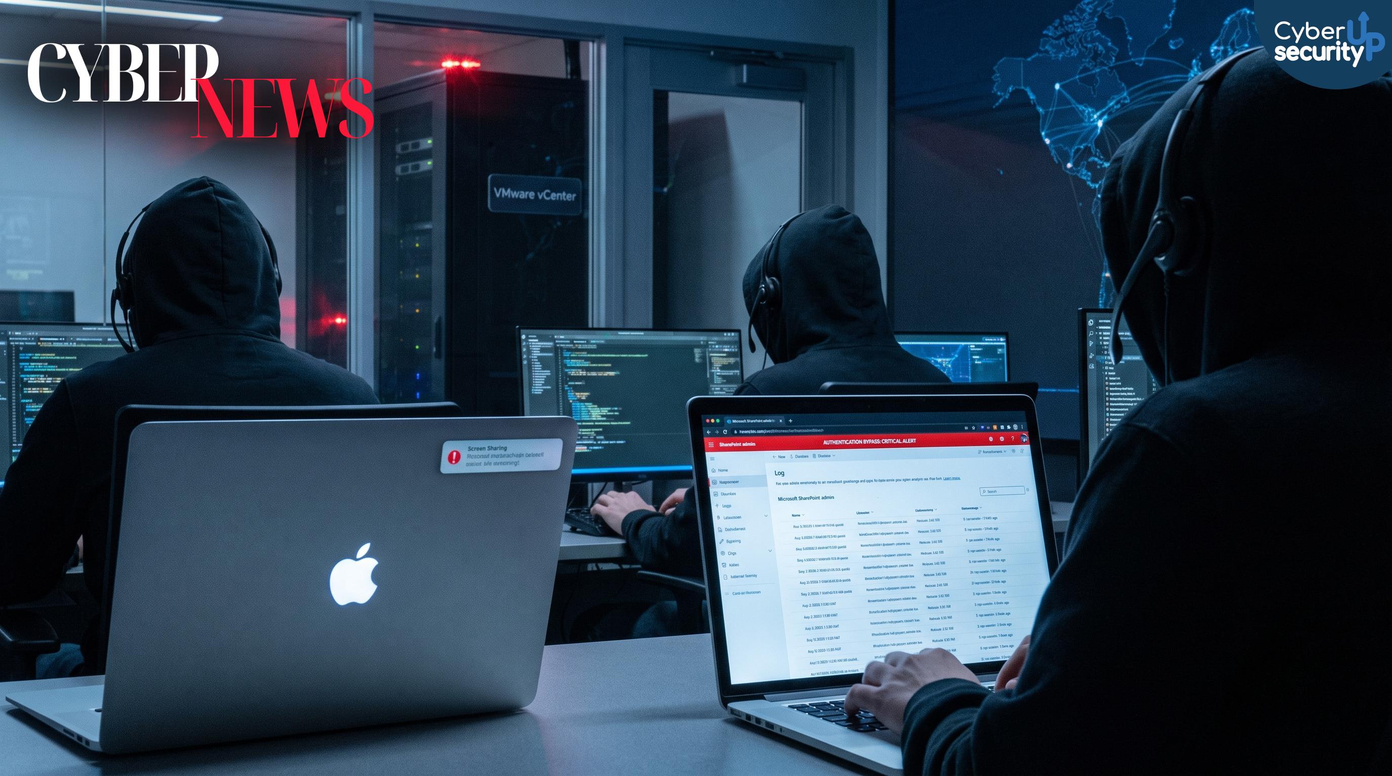 Allarme CISA: 4 falle critiche già sfruttate : macOS, SharePoint e vCenter nel mirino, rischio RCE e ransomware