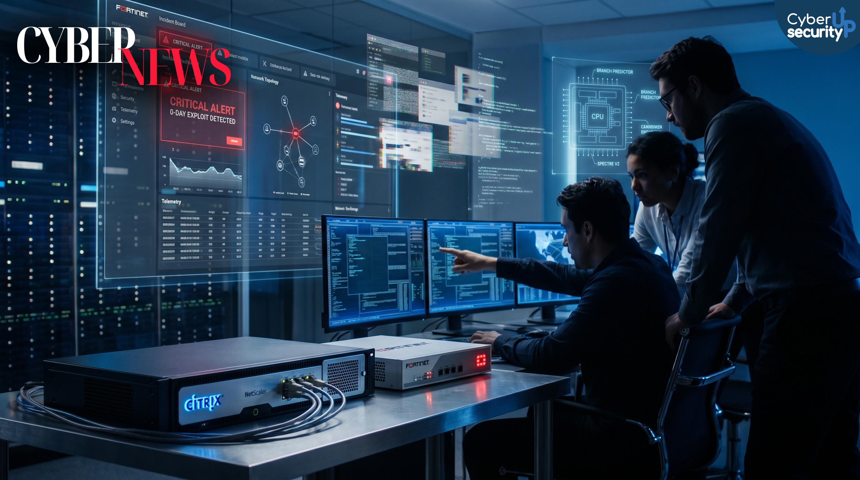 Allarme Cybersecurity: zero-day e AI fuori controllo — Citrix, FortiMail e leak su repo pubblici aprono la strada ai ransomware