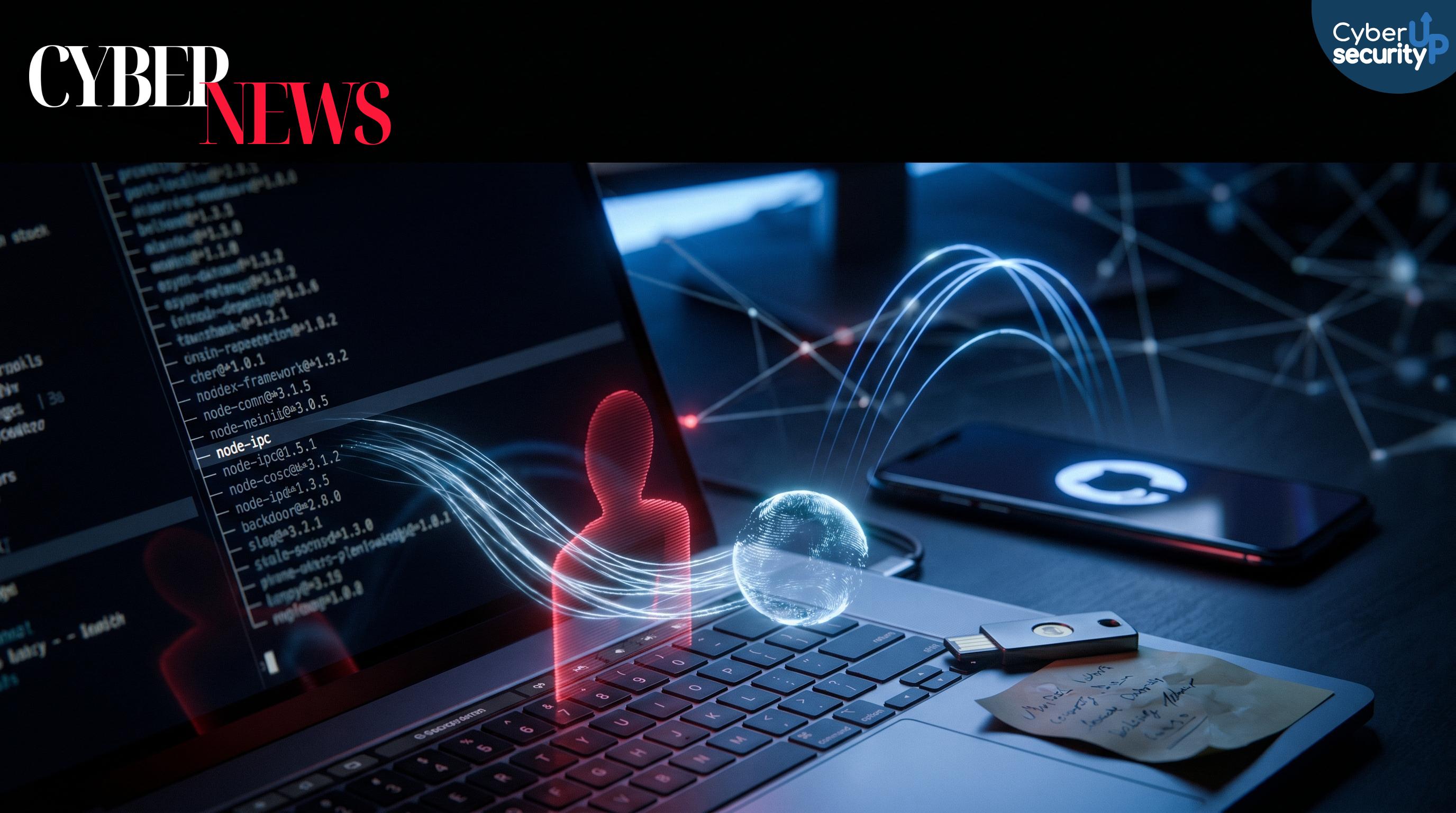 Backdoor in node-ipc su npm: pacchetti infetti rubano credenziali cloud e segreti DevOps al semplice require