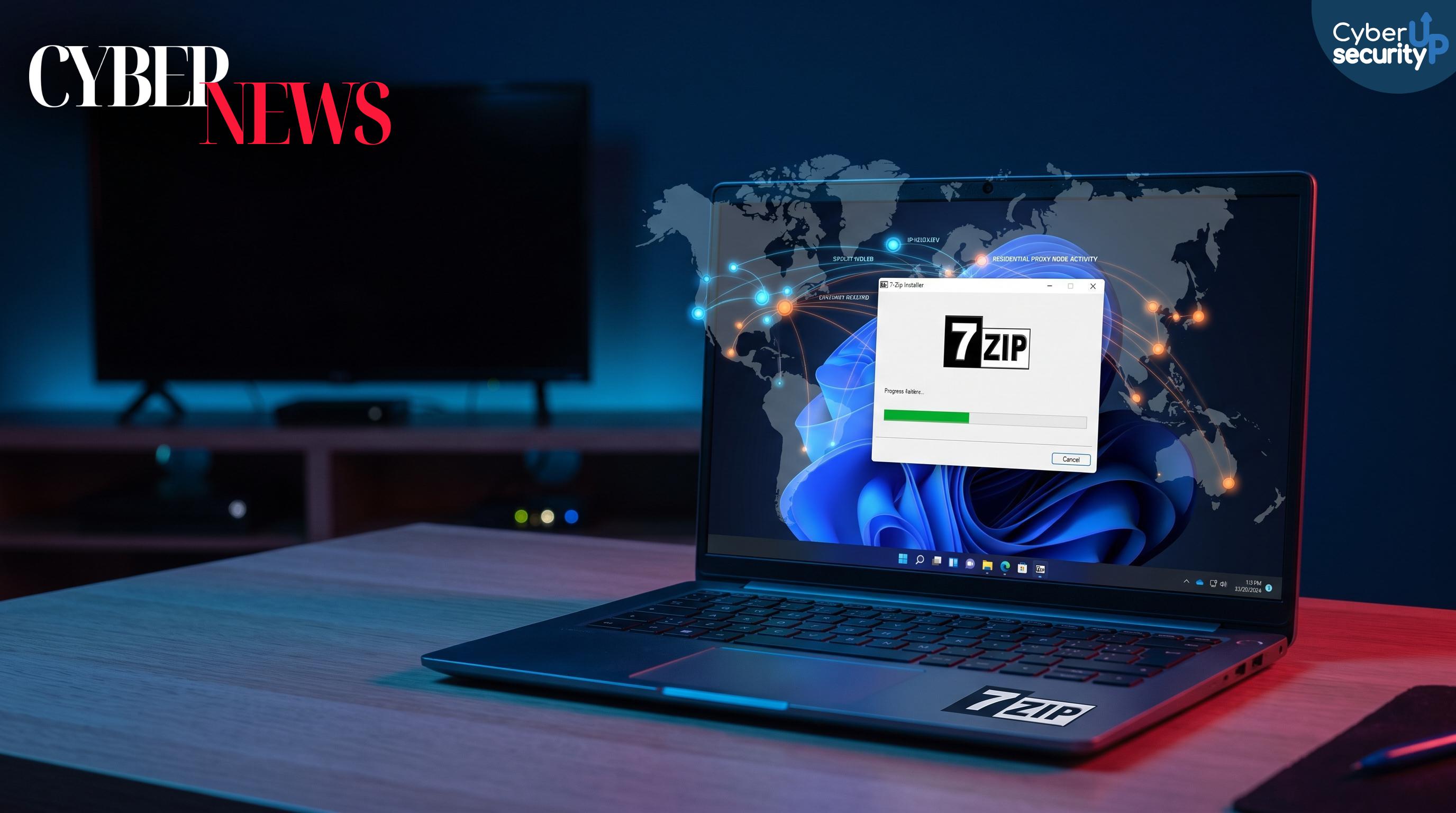 Falso 7‑Zip, IP in Vendita: Lurking Lizard trasforma casa tua in un proxy residenziale invisibile