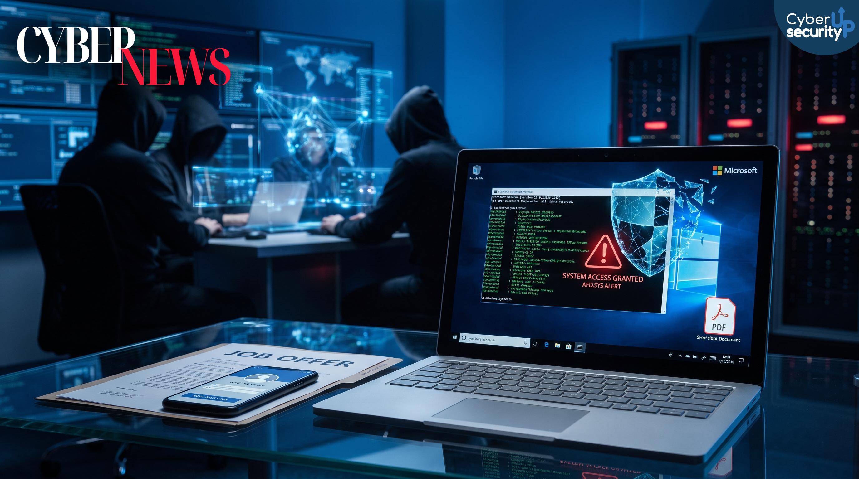 Lazarus colpisce Difesa e Aerospazio: zero‑day Windows CVE‑2026‑68820 e backdoor Troy via “offerte di lavoro”
