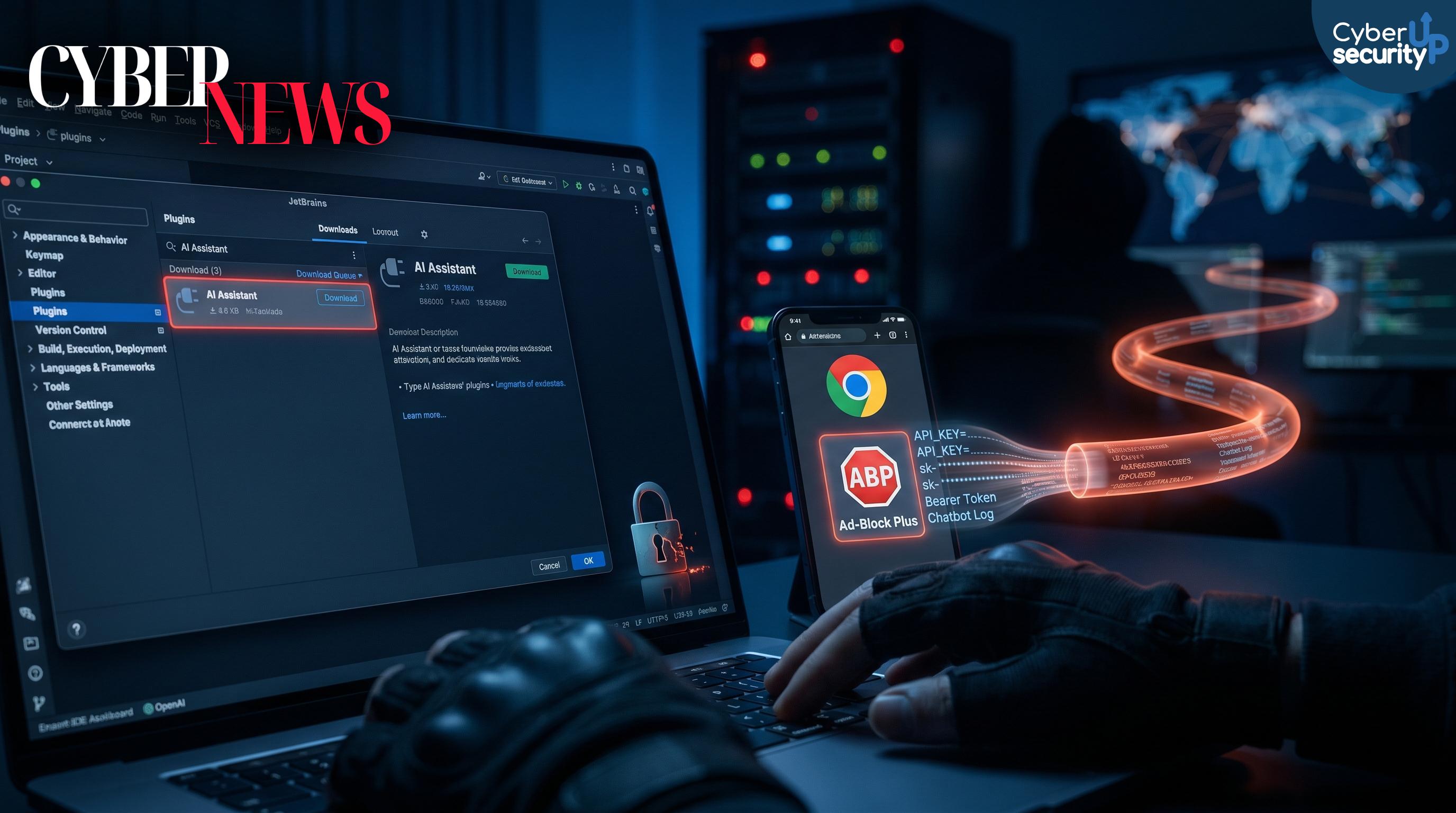 Plugin JetBrains e Estensioni Chrome Infette: rubano chiavi API e chat AI, sviluppatori nel mirino