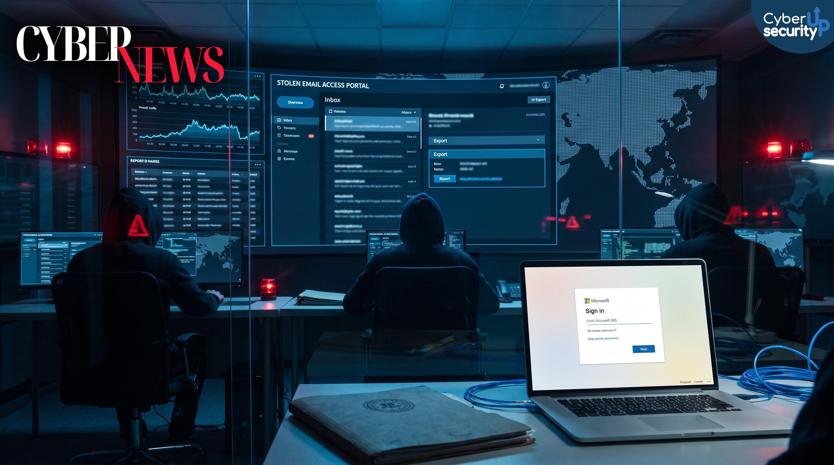 Portale Segreto delle Email Rubate: cyber spionaggio globale colpisce governi e Microsoft 365