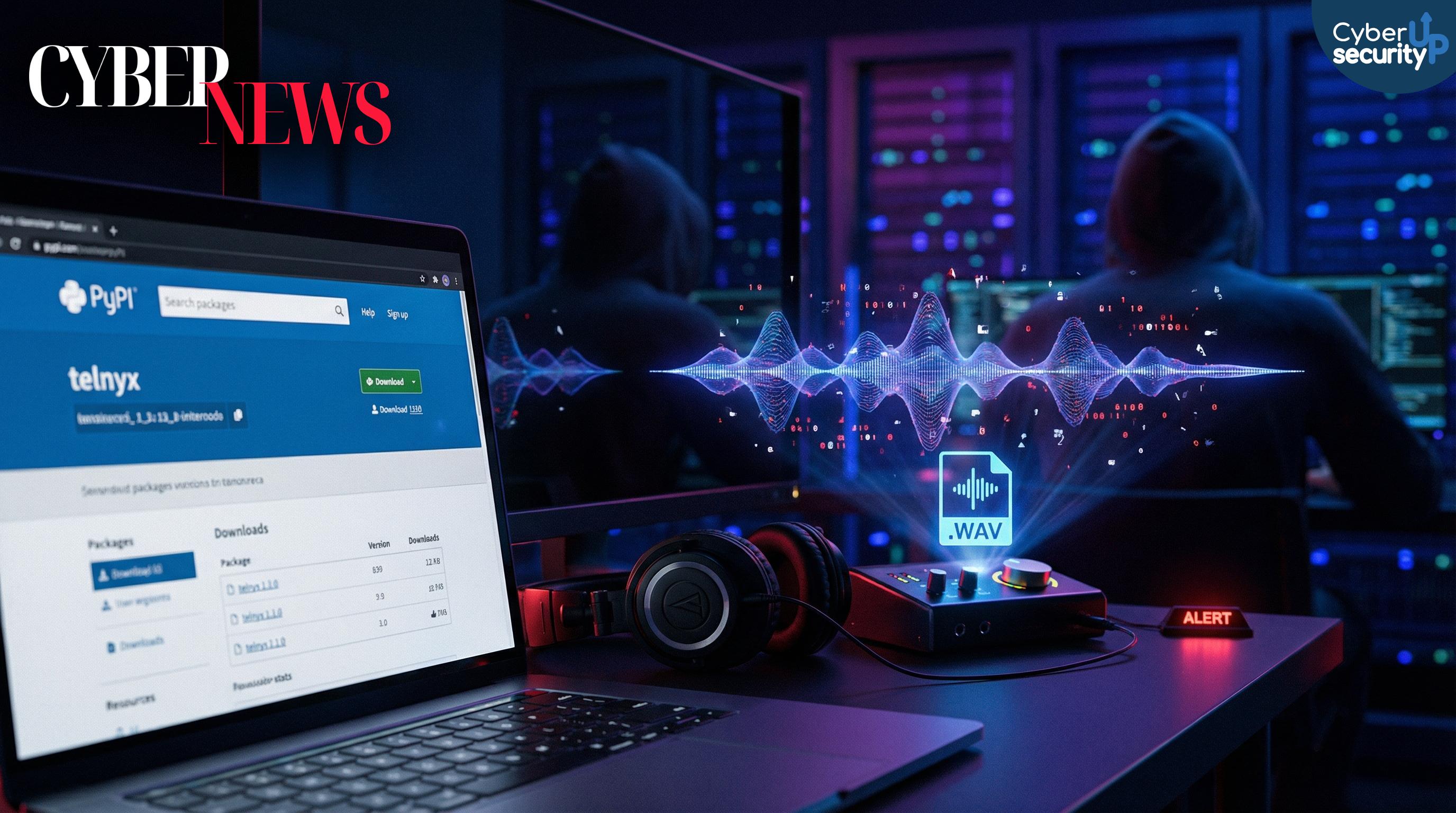 PyPI sotto attacco: telnyx compromesso ruba credenziali via steganografia WAV su Windows, Linux e macOS