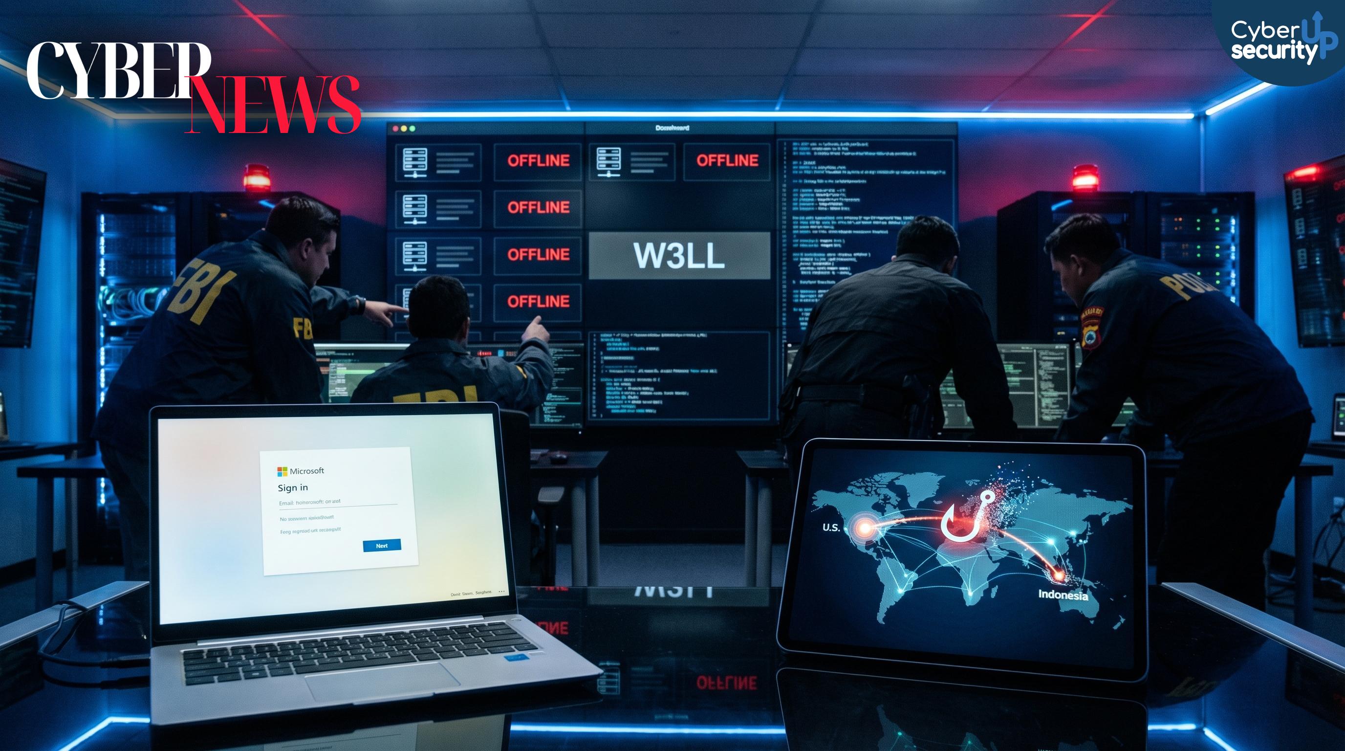 Smantellata la rete W3LL: phishing globale, 20 milioni nel mirino e Microsoft 365 sotto attacco